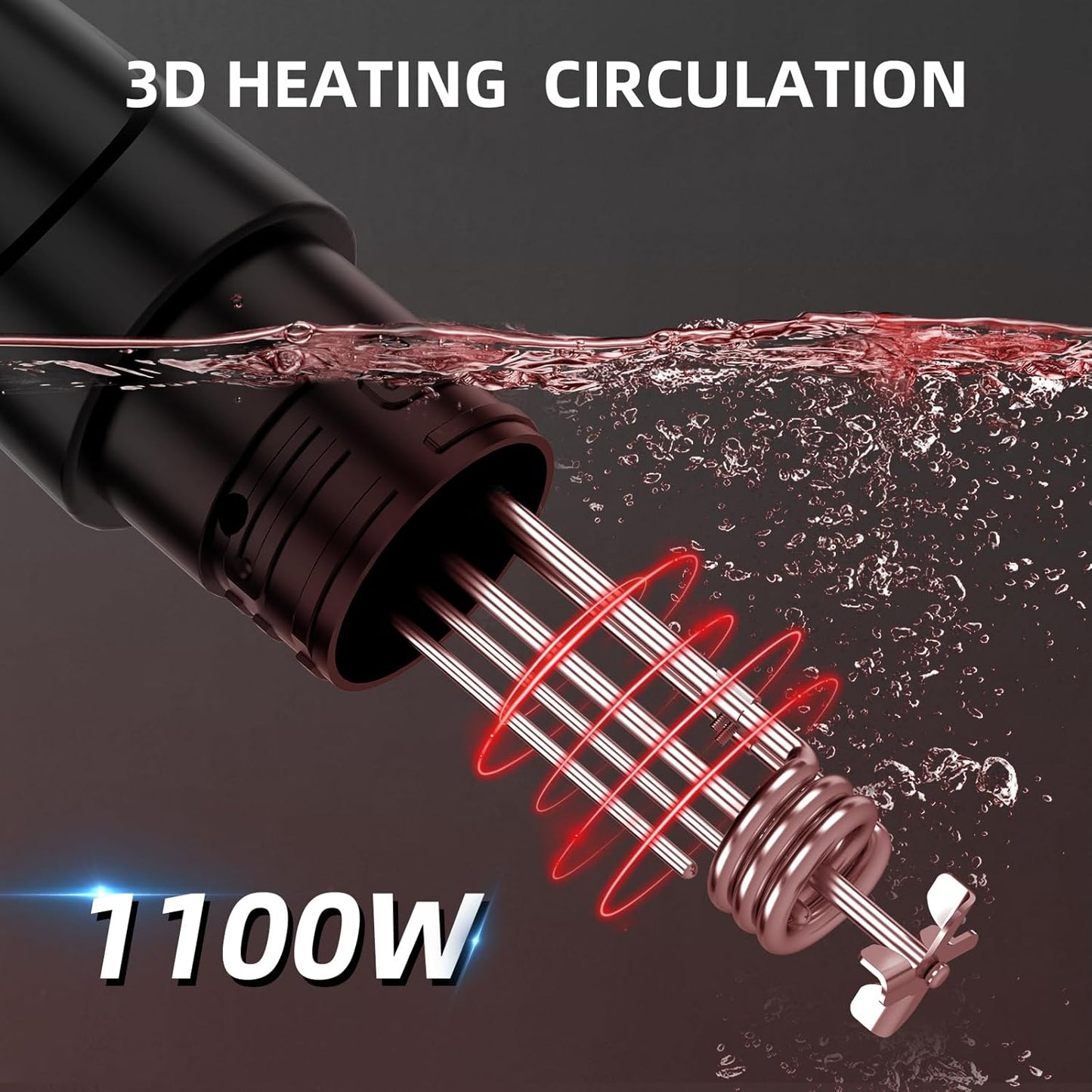 5G WIFI Sous Vide Machine|1100 Watts Sous Vide-Precision Cooker with Bag, Recipes| Thermal Immersion Circulator, Fast Heating with Accurate Temperature and Timer, LED Touch Screen/App Control,Black