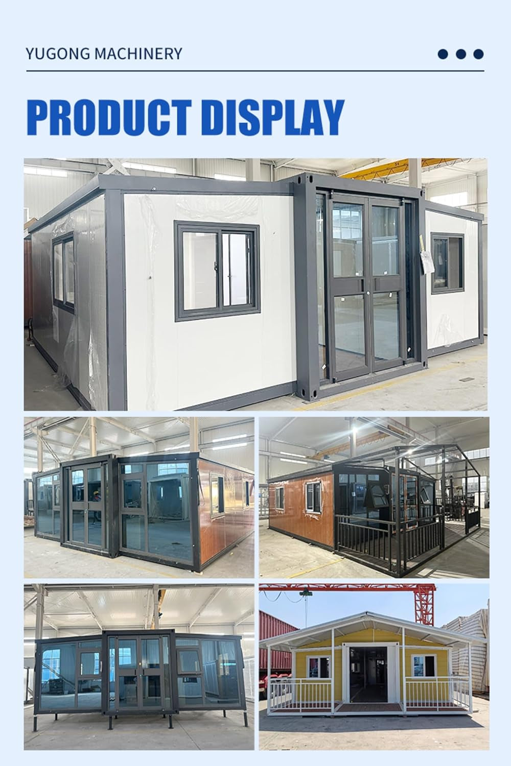 Prefab Tiny Homes for Sale with 2-3 Bedroom Kitchen & Bathroom – Modular Foldable Expandable Container Home, Custom Modern Luxury Villa, Tiny Houses to Live in for Adults, Mobile Living or Rental Use