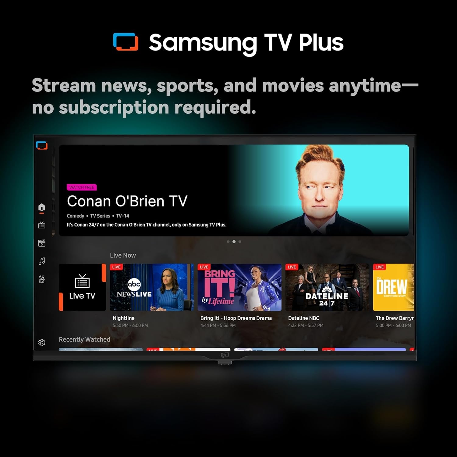 43 Inch Smart TV, 1080P Full HD Powered by Tizen OS Compatible with Dolby Audio, HDR 10, HDMI, Wifi, Bluetooth, Flat Screen Television (AT43-P1, 2025)