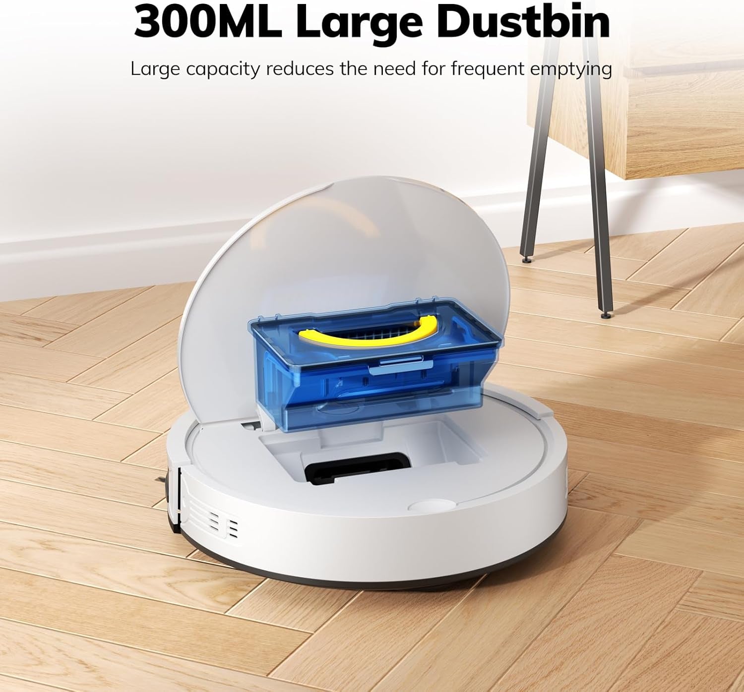 V2 Robot Vacuum Cleaner, Tangle-Free Suction, 120 Mins Runtime, Slim, Self-Charging Robotic Vacuum Cleaner, Ideal for Pet Hair and Hard Floors