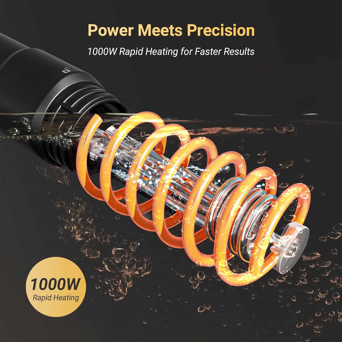 2.4G WIFI Sous Vide Cooker  Sous Vide Machine with APP Control, 1000 Watts Immersion Circulator with APP Recipes Timer Alarm Mobile Notification, 3D Water Fast Heating Ultra-Quiet