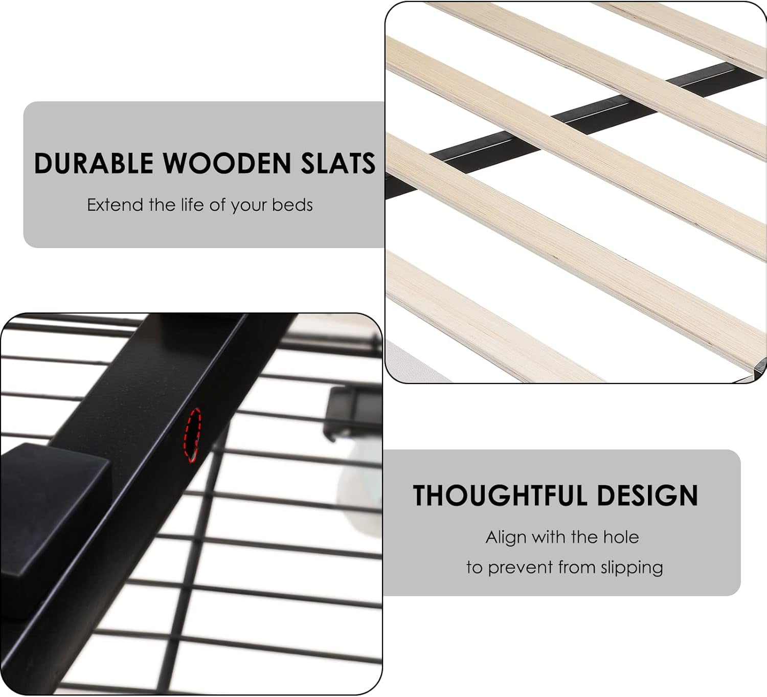 Modern Upholstered Bed Frame with 4 Drawers, Button Tufted Headboard Design, Solid Wooden Slat Support, Easy Assembly, Queen Size, White