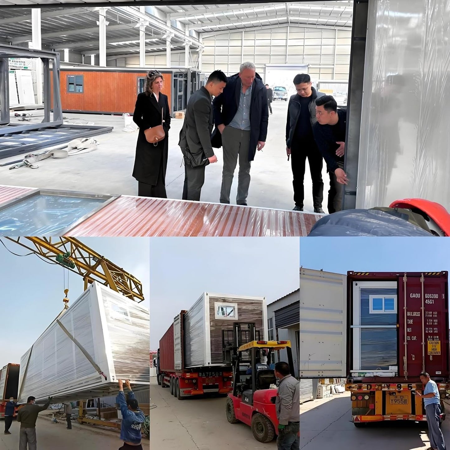 Prefab Tiny Homes to Live in for Adults,20&40 FT Portable Mobile Foldable Expandable Prefabricated Modular Container Cabin Kit Small House for Sale with 2 3 4 Bedrooms and Fully Bathroom Kitchen