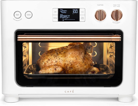 Couture Oven with 14 Essential Cooking Modes, Including Air Fry, Crispfinish, Bake, Broil, Roast, Toast, Pizza, Wifi & Smart Connected, Voice Control, Countertop Small Appliances, Matte White