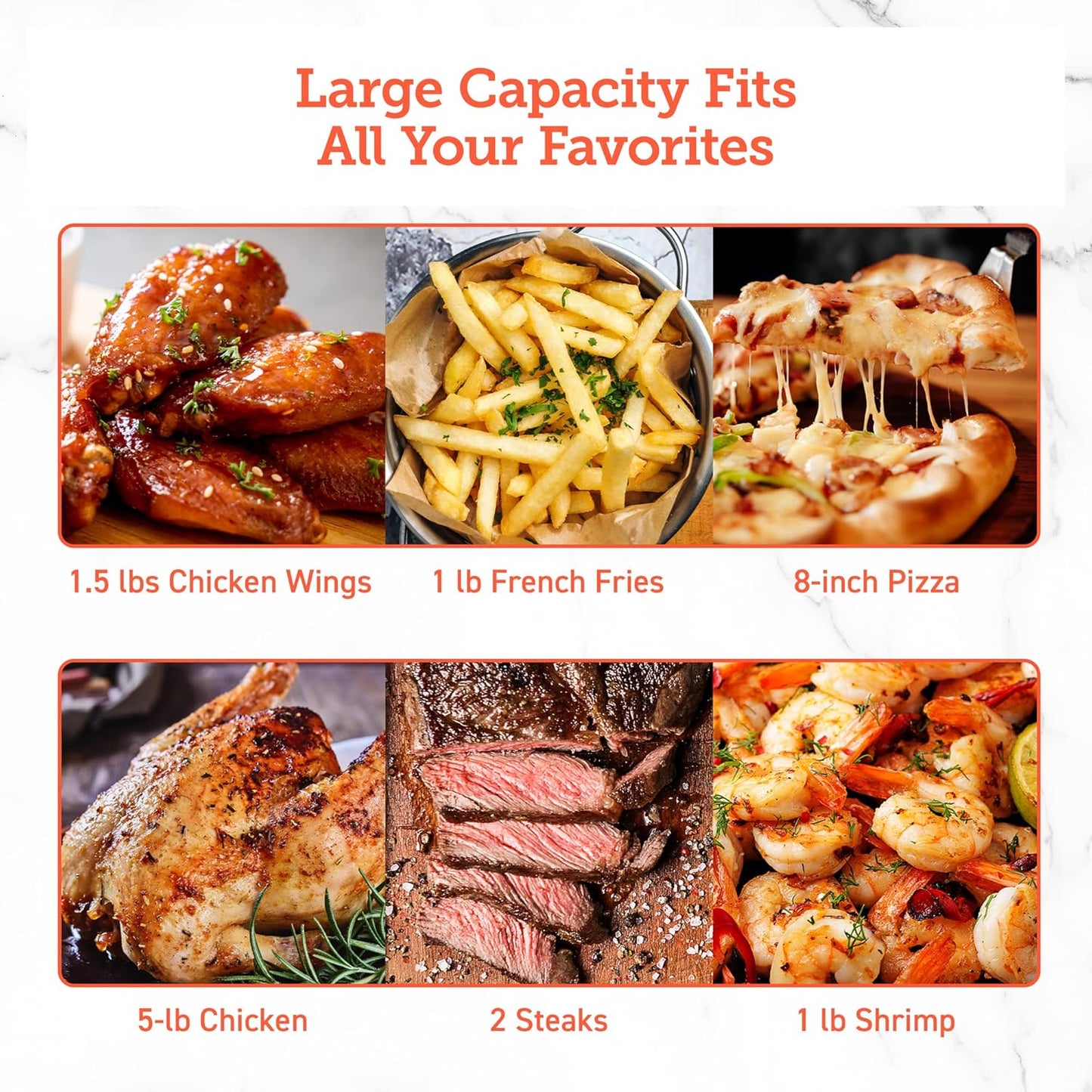 Air Fryer 5.8QT Pro Gen Smart 11-In-1 Toaster Oven , 100 Recipes Cookbook, 200+ Online Recipes , APP and Touch Screen Control, Works with Alexa & Google Assistant, Dishwasher-Safe Square Basket