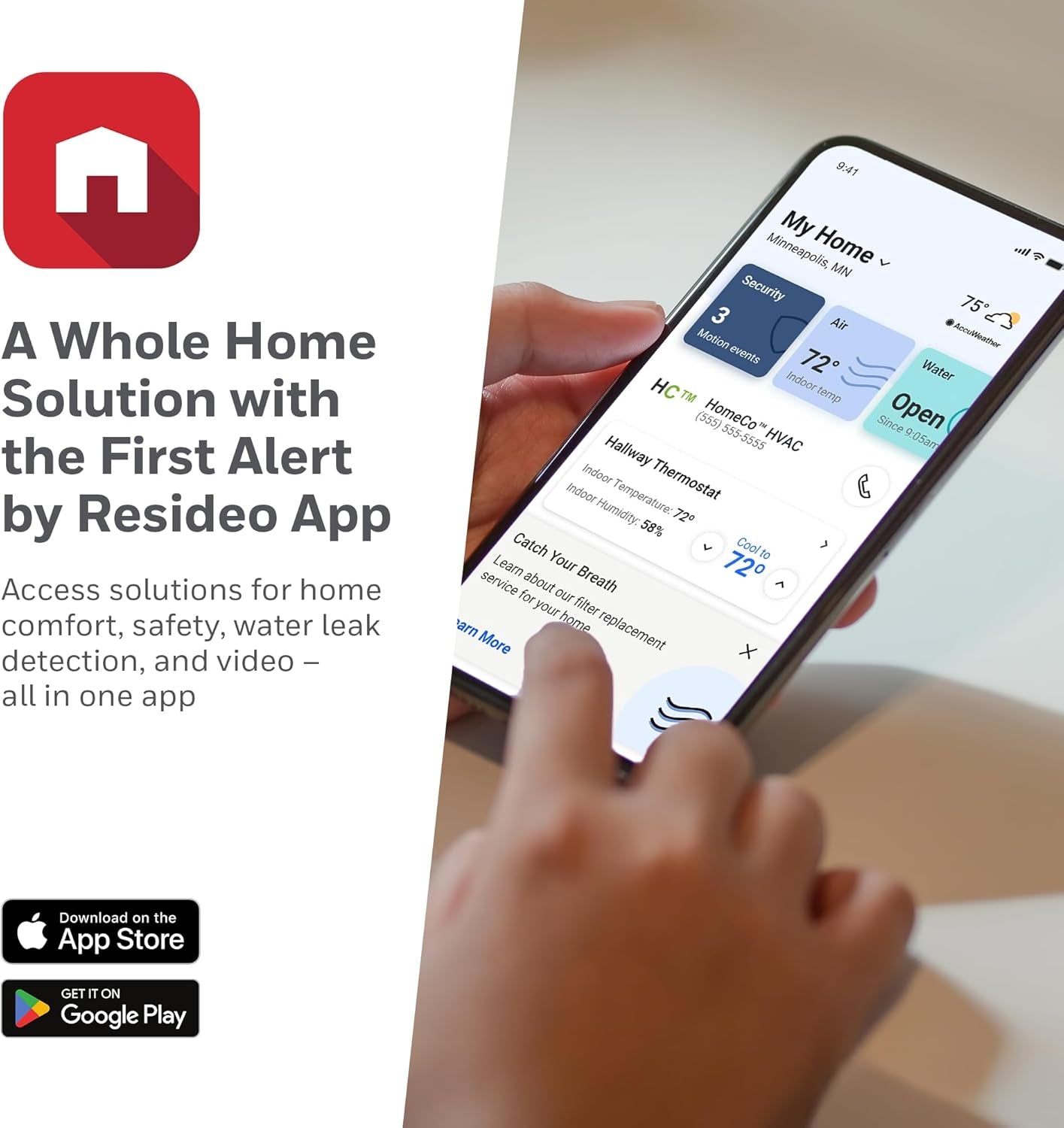 New!  Smart Thermostat, Conventional/Heat Pump Compatibility, Wifi Thermostat for Home, X2S, Gray