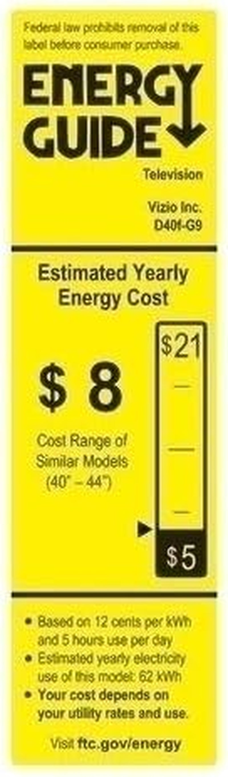 D-Series 40” 1080P Class Smart TV - D40F-G9, 2018