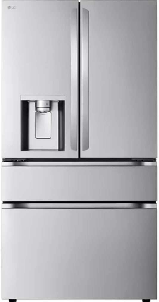 29 Cu. Ft. Smart Standard Depth MAX French Door Refrigerator with Full Convert Drawer in Printproof Stainless Steel LF29H8330S