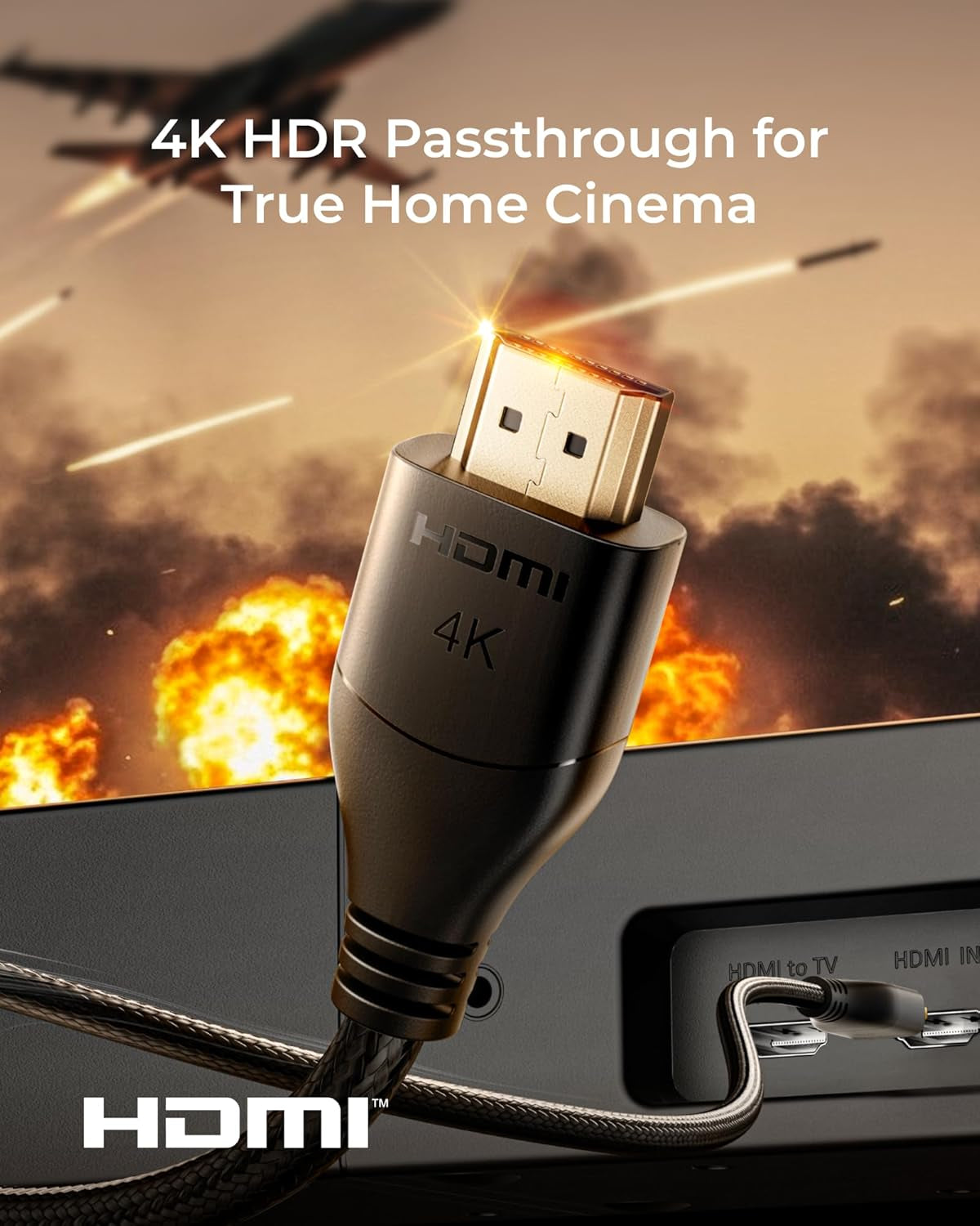 Skywave X40 5.1.2Ch Sound Bar for Smart TV W/Dolby Atmos, Wireless Surround Sound System for TV, 530W Soundbar with Wireless Subwoofer, Gan Amplifier, 4K HDR Pass-Through, HDMI Earc, BT 5.4