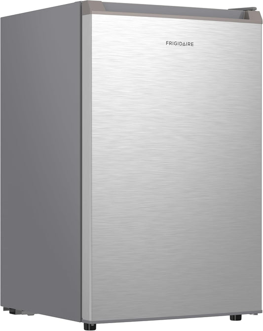 Mini Refrigerator, Compact Freezer Compartment, Adjustable Thermostat Control, Reversible Door, Contemporary Series, 4.5 Cu Ft, Platinum