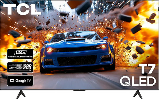 65 Inch Class T7 Series | 4K QLED HDR | 65T7, 2025 Model | 120HZ-144HZ High Brightness Smart Google TV Dolby Atmos Audio | Voice Remote Alexa Gaming Streaming Television