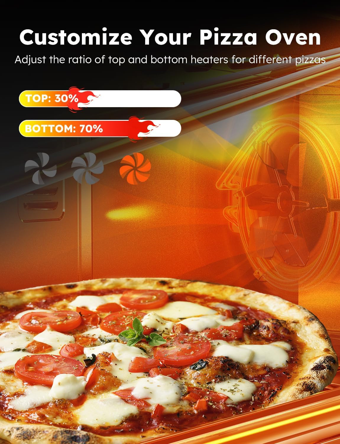 Bravo XL Pro Air Fryer Toaster Oven, Improved 100% Super Convection, Quicker & Crispier Results, 100 Presets, Multi-Layer Even Cooking, 50-500F, Smart Probe, PFAS Free, 30QT, Stainless Steel