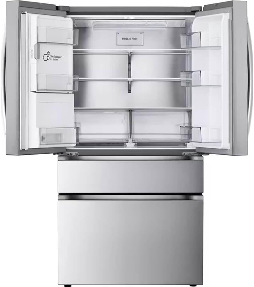 29 Cu. Ft. Smart Standard Depth MAX French Door Refrigerator with Full Convert Drawer in Printproof Stainless Steel LF29H8330S