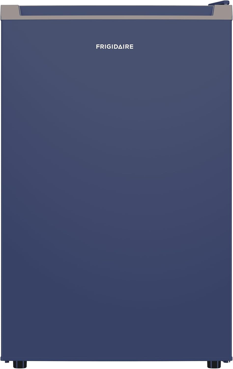 Mini Refrigerator, Compact Freezer Compartment, Adjustable Thermostat Control, Reversible Door, Contemporary Series, 4.5 Cu Ft, Blue