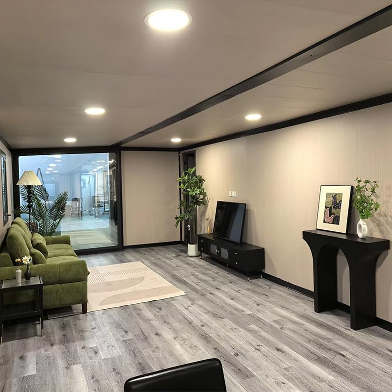 Portable Tiny House 20FT/40FT – Expandable Foldable Prefab Home with 1-3 Bedrooms, Full Bathroom & Kitchen | Modular Container House for Living, Office, or Small Shop