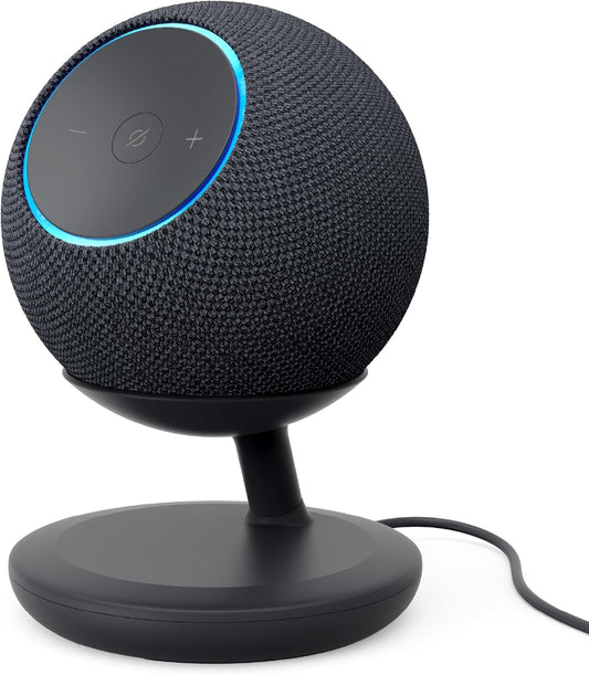 Echo Dot Max Bundle: Includes  Echo Dot Max (Newest Model) | Graphite and Stand with USB-C Charging Ports | Graphite