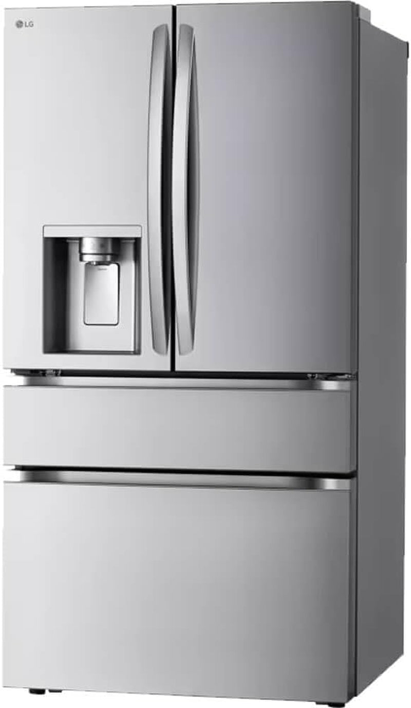 29 Cu. Ft. Smart Standard Depth MAX French Door Refrigerator with Full Convert Drawer in Printproof Stainless Steel LF29H8330S